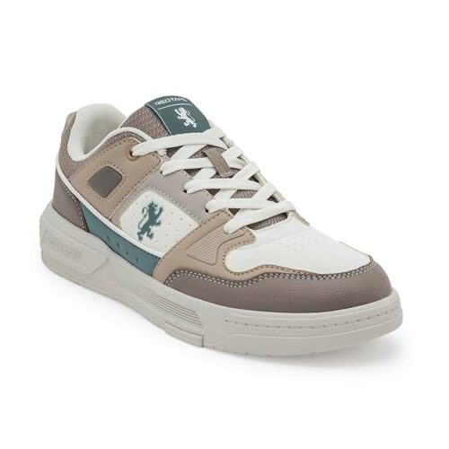 red tape brown shoes. men and women, premium leather upper, cushioned EVA midsole, durable rubber outsole, padded collar and tongue, reinforced toe and heel, breathable lining, lightweight and flexible design, stylish versatile footwear for office, casual outings, walking, travel, and urban lifestyle