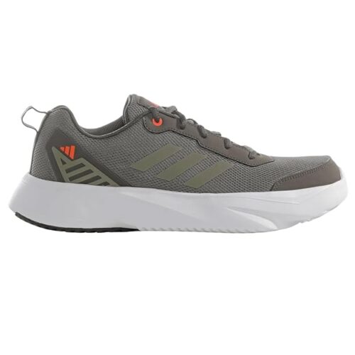 adidas grey shoes. breathable mesh upper, cushioned Boost midsole, and durable rubber outsole designed for comfort, style, and everyday performance."