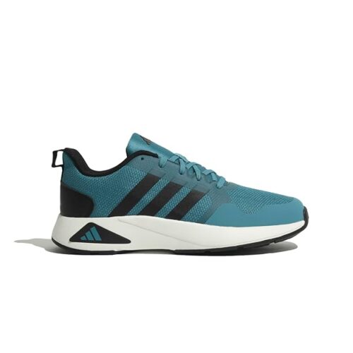 adidas blue shoes. breathable mesh upper, cushioned midsole, and durable rubber outsole designed for running, training, and everyday casual wear."