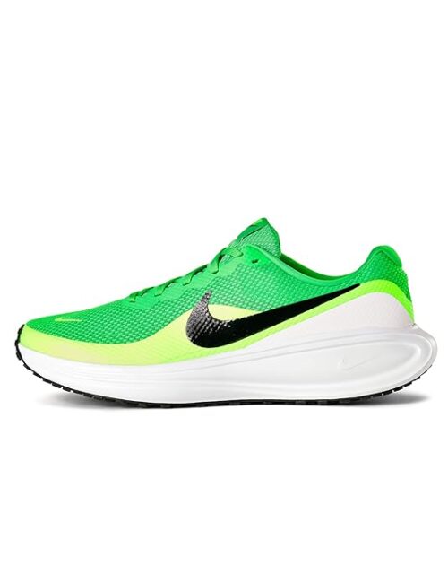 nike green shoes. men with cushioned sole and breathable design