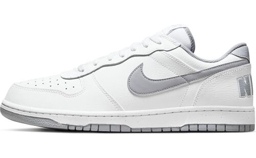 nike white sneakers. with breathable mesh upper, cushioned sole, and sleek modern design for men and women